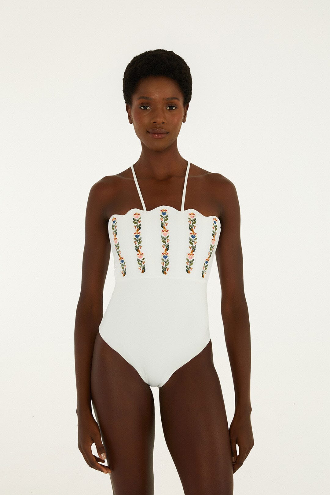 Maillot de bain une pièce court Off-White Stitched Garden