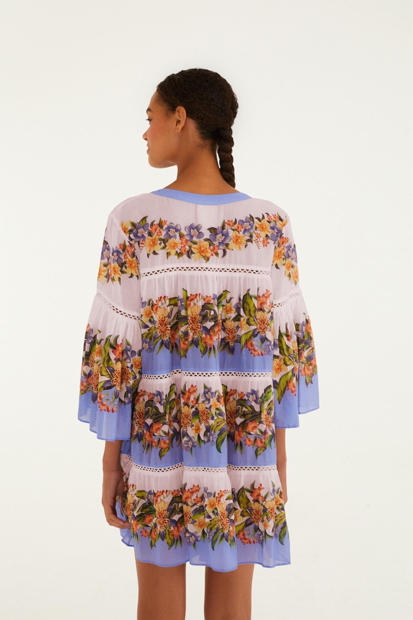 Light Blush Hilo Stripes Mini Dress