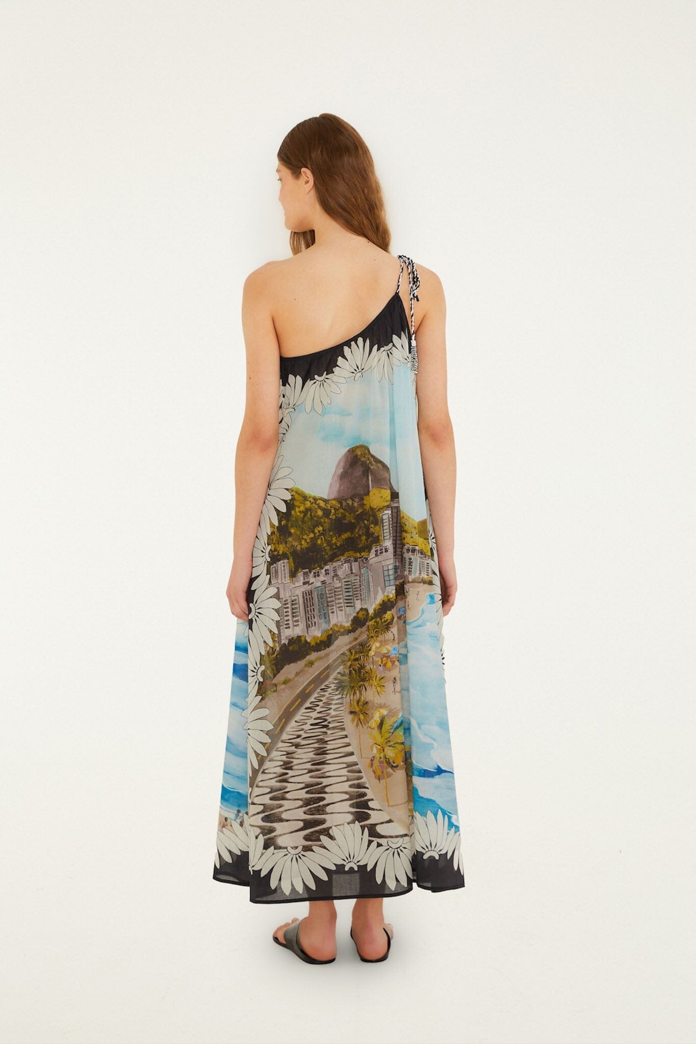 Robe longue multicolore Copacabana Beach