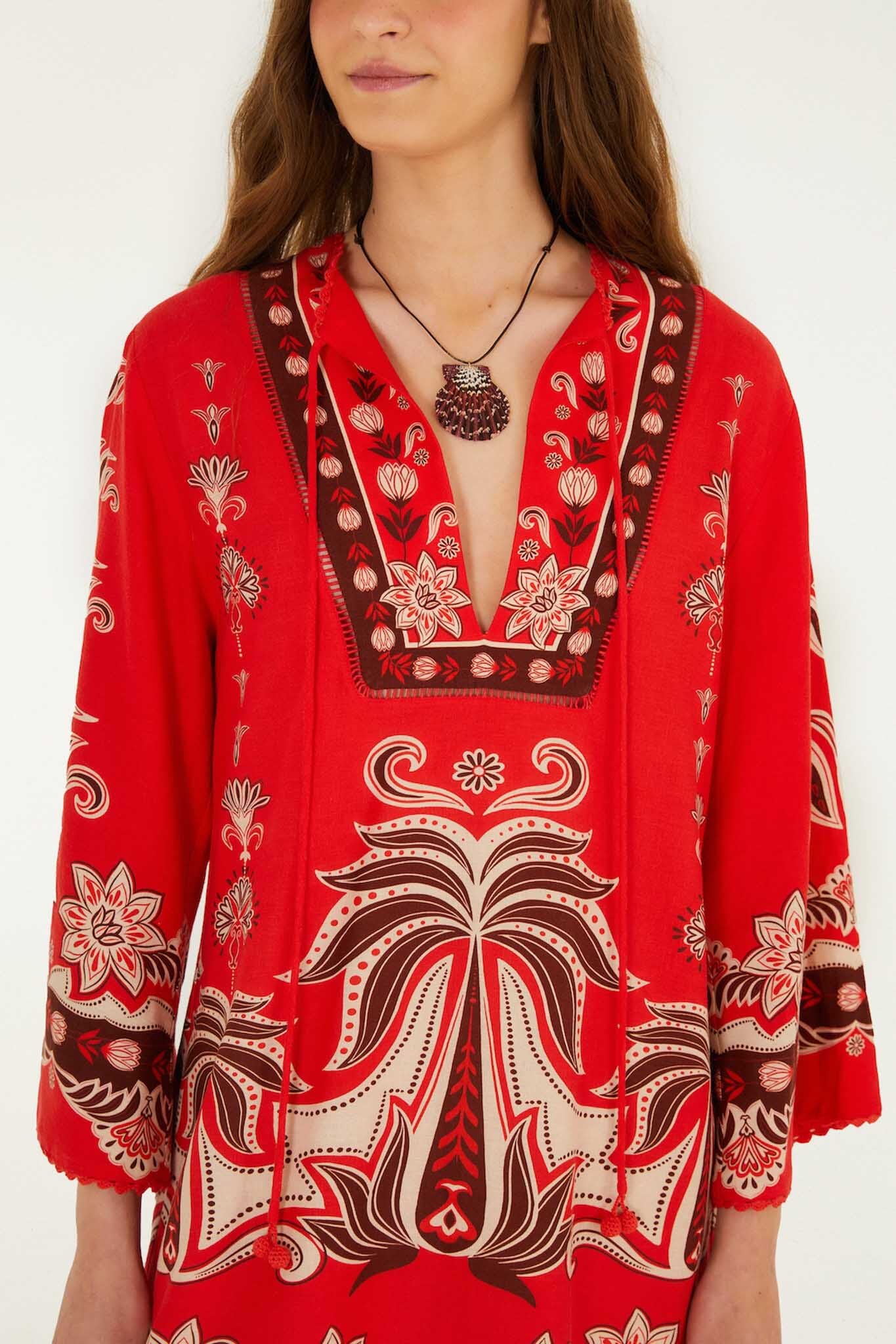 AINIKA GARDEN ROTES MINIKLEID