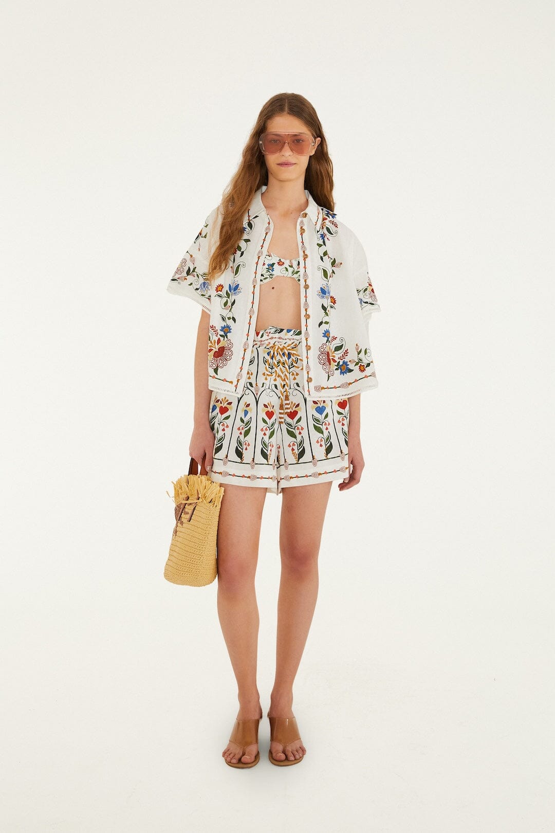 Off-White Stitched Garden Blouse