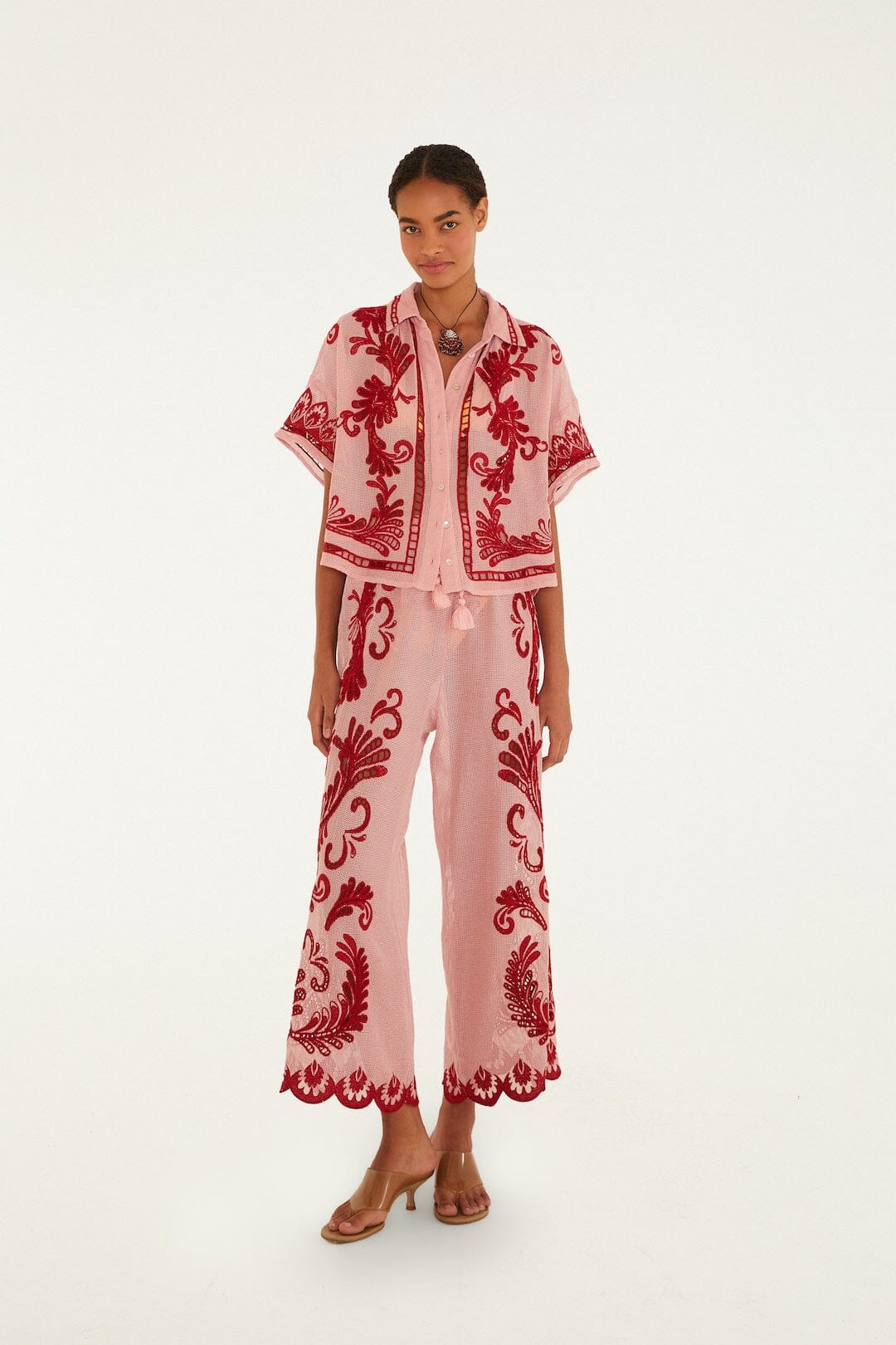 Light Pink Arabesc Blouse