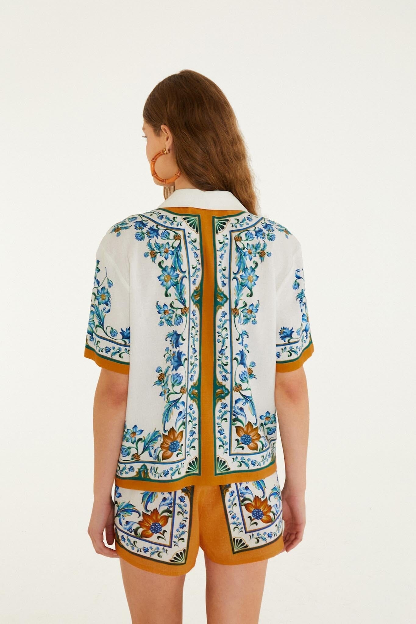 Off-White Flora Tile Blouse