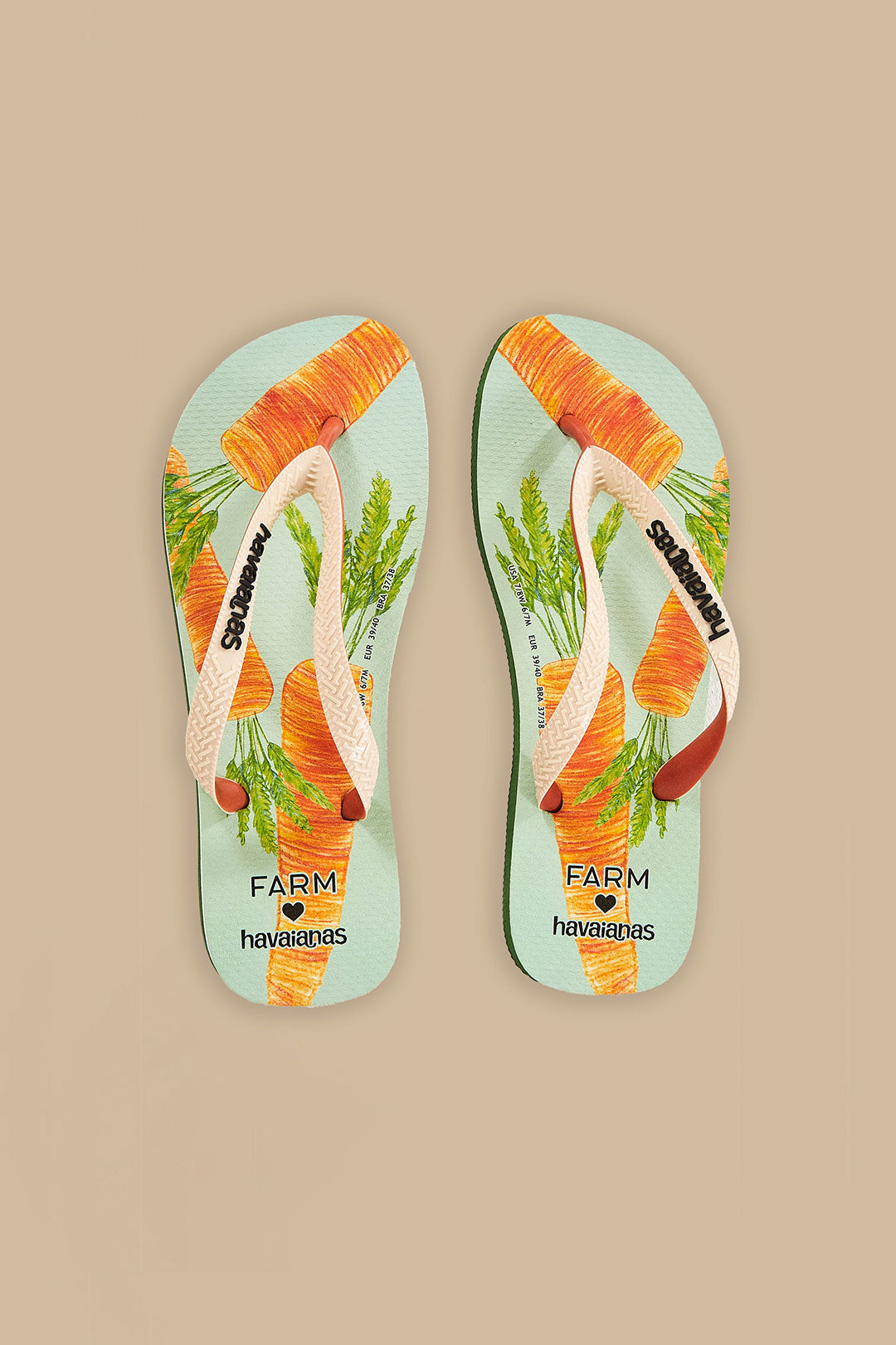 Sandales Havaianas Carottes Bleues