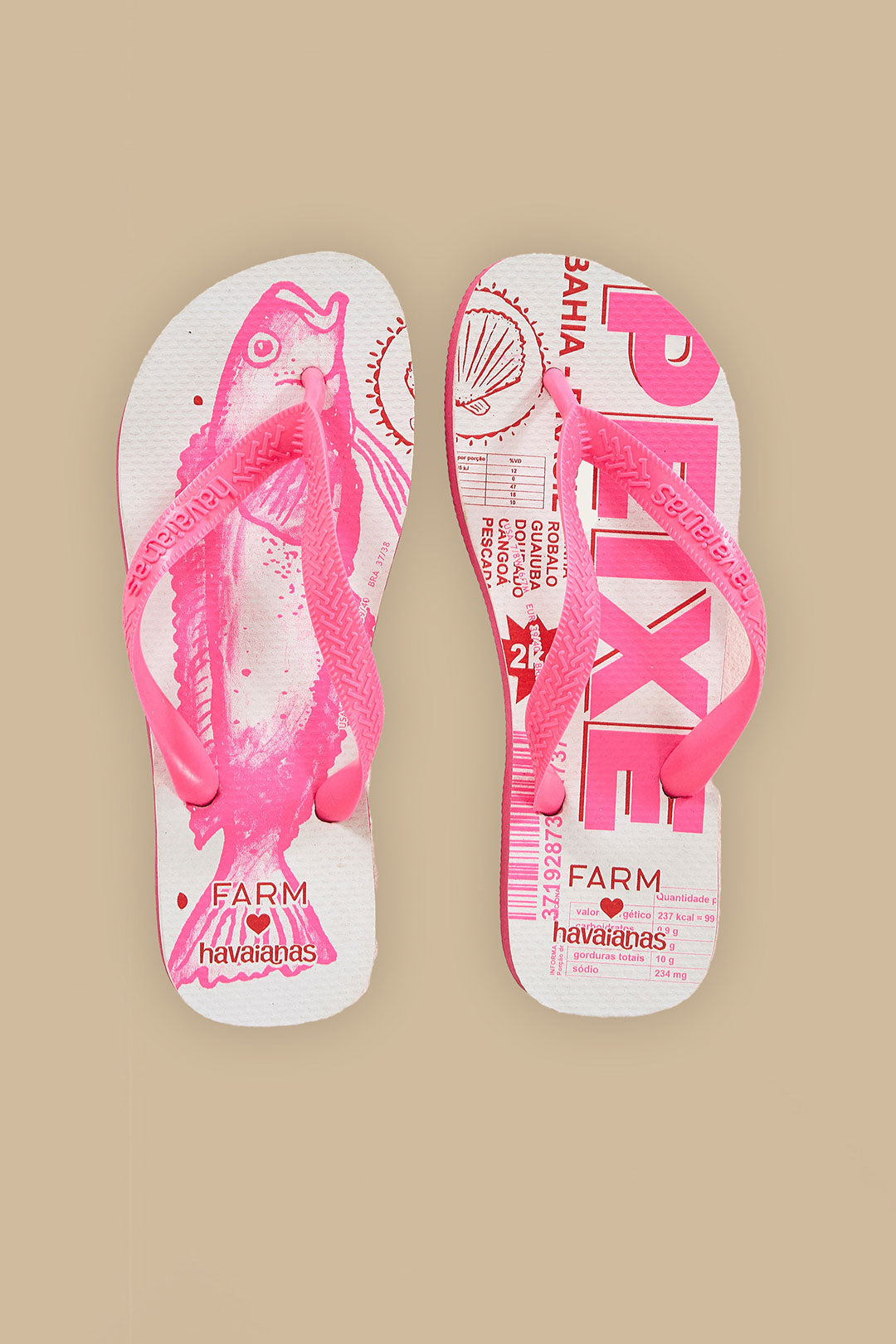 Sandales Peixe Havaianas roses