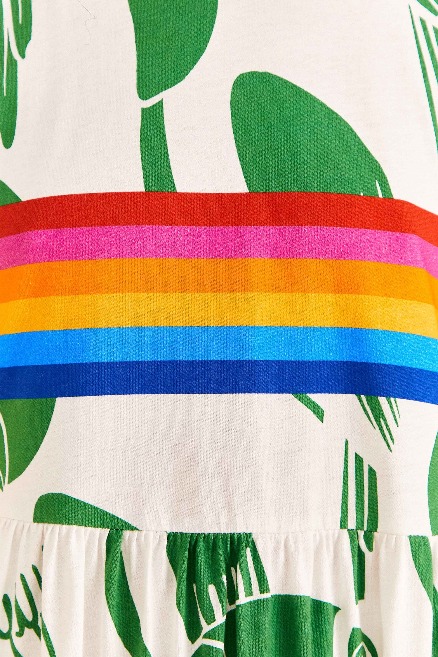 off-white rainbow toucans organic cotton maxi dress Farm Rio - Tropical Porcelain Cotton Dress - Women - White