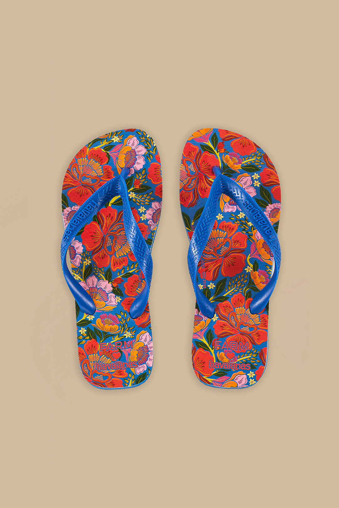 Blue Flowers Garden Havaianas Sandals