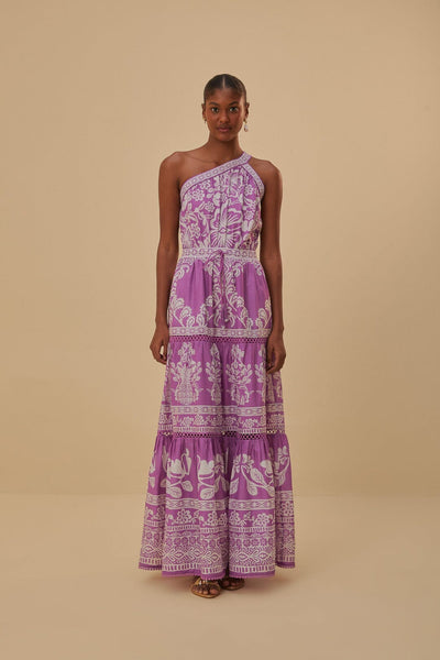 Lilac Sweet Garden Maxi Dress – FARM Rio
