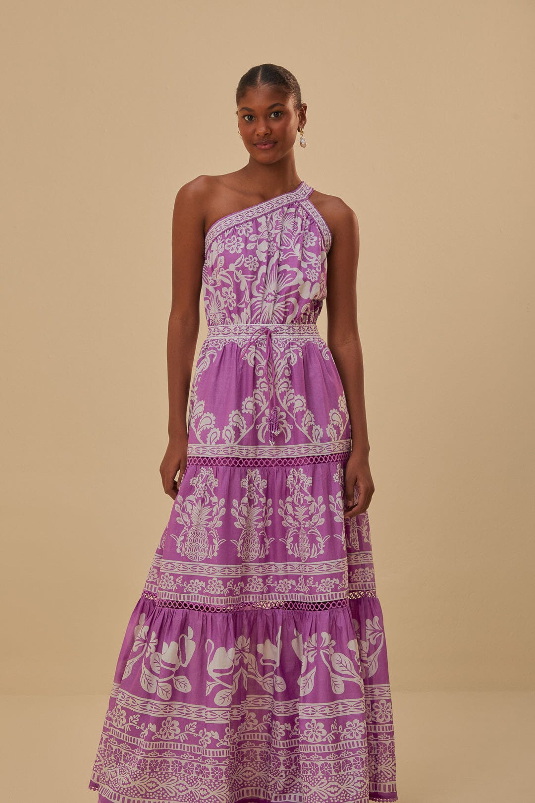 Lilac Sweet Garden Maxi Dress