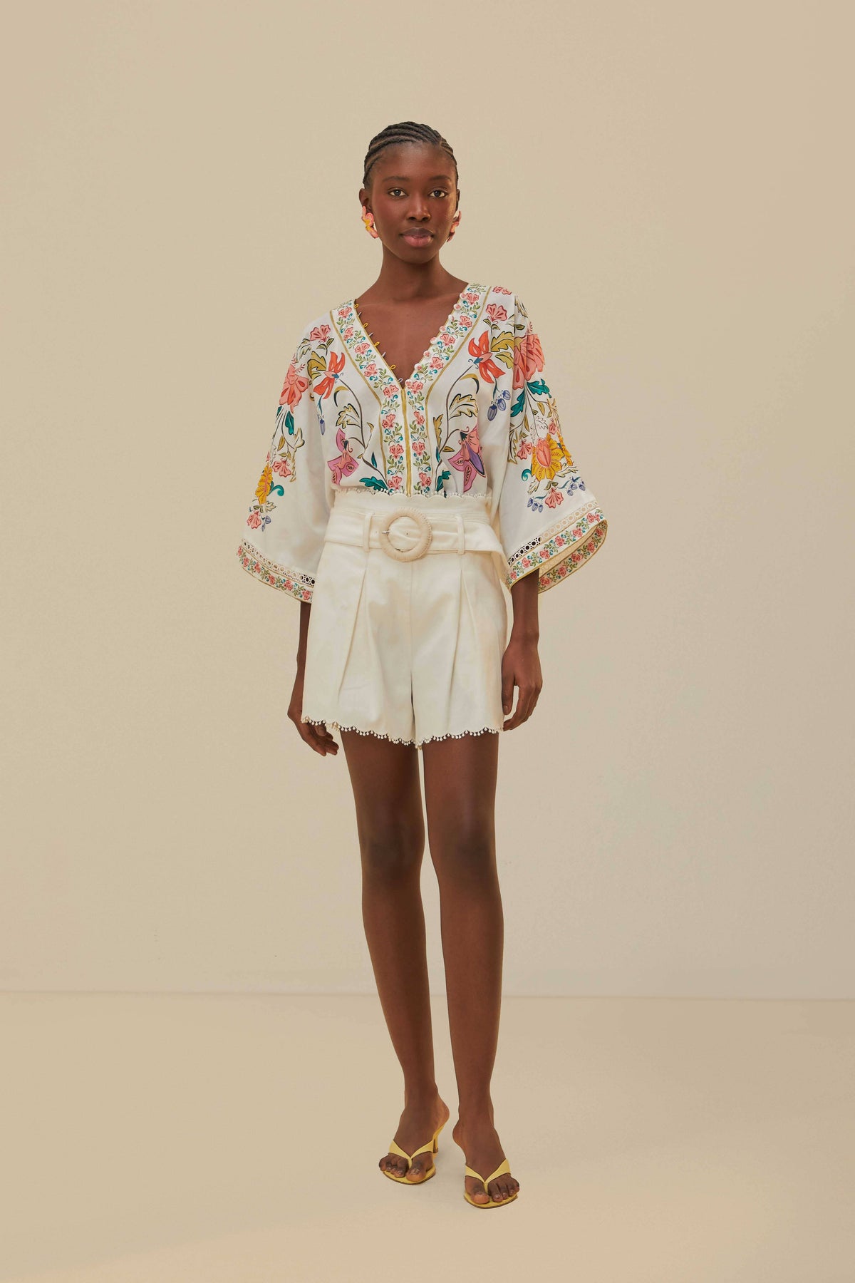 Off-White Insects Floral Bodysuit – FARM Rio