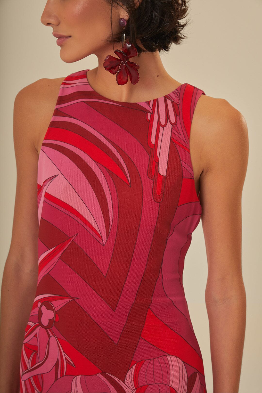 red endless summer tulle midi dress Endless Summer Red Tulle Midi Dress