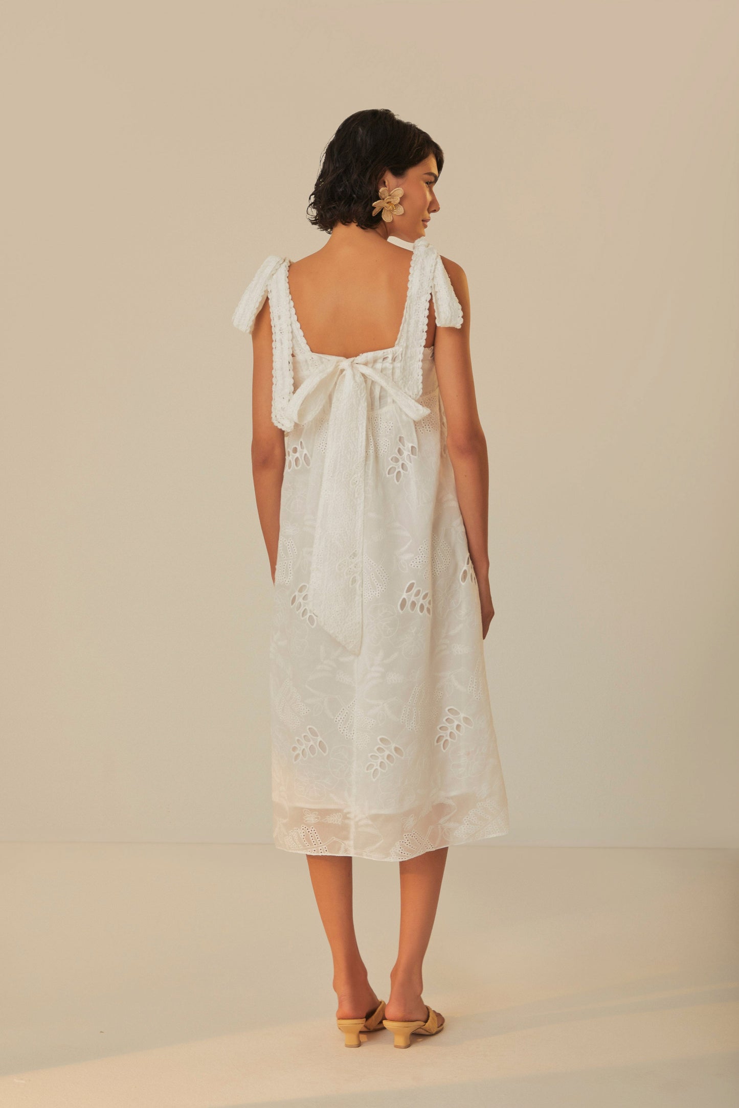Off-White Midi Dress