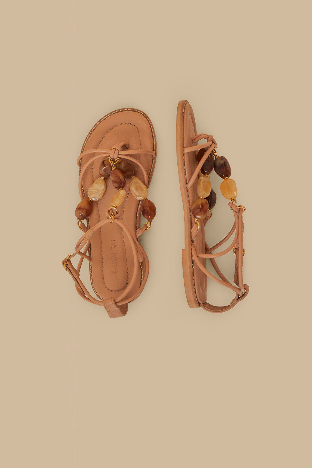 Pink Gem Straps Sandal