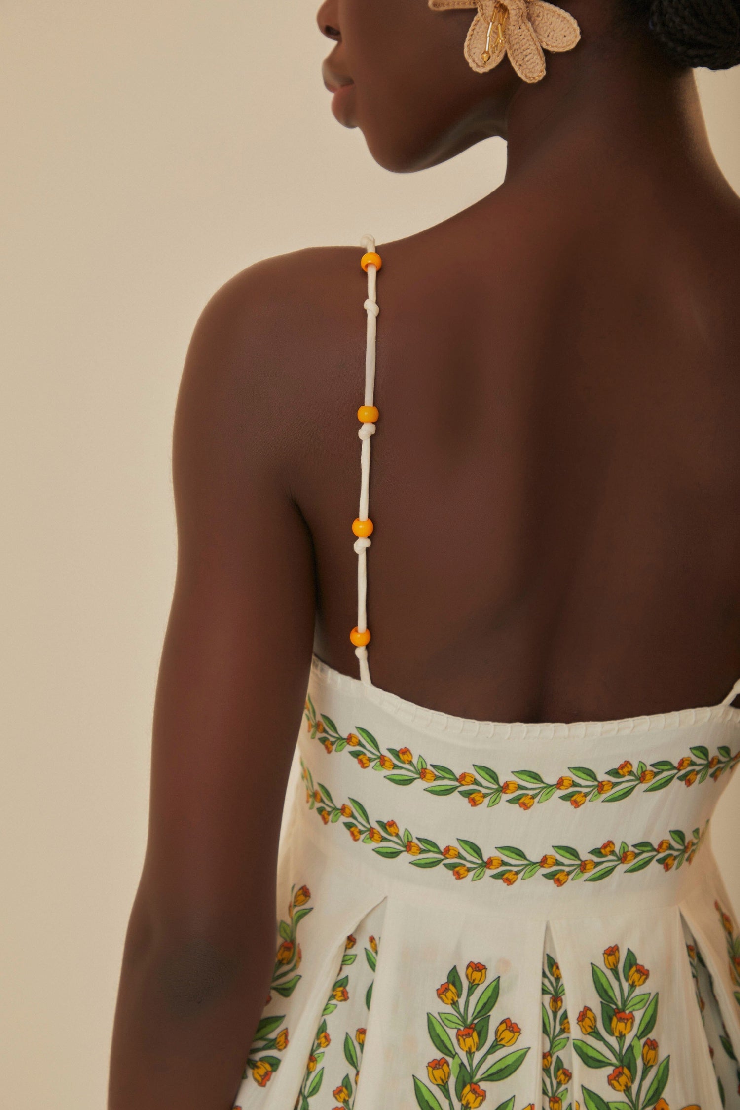 Off-White Tropical Lightness Sleeveless Maxi Dress FARM Rio Off-White Tropical Lightness Sleeveless Maxi Dress FARM Rio