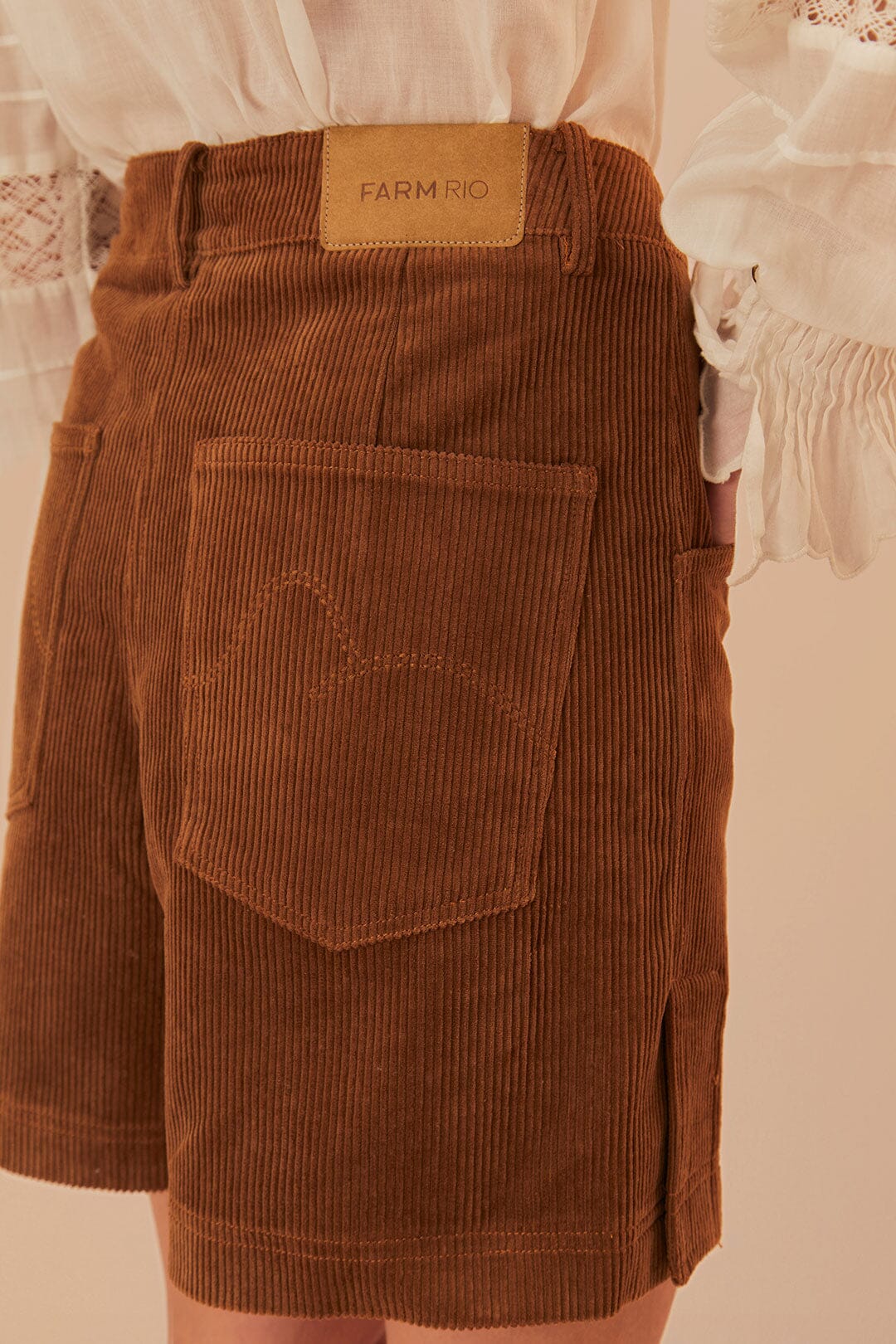 Caramel Corduroy Shorts