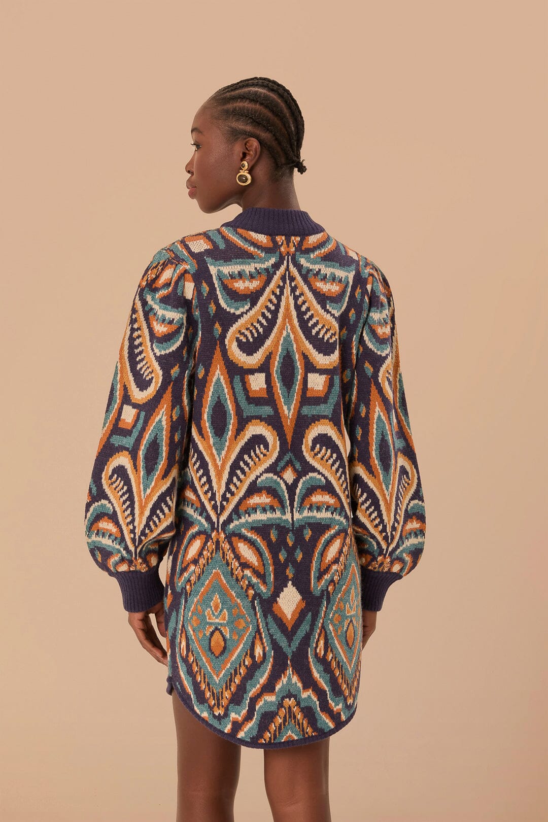 farm rio pineapple ikat blue maxi dress Pineaple Ikat Blue Maxi Dress FARM Rio