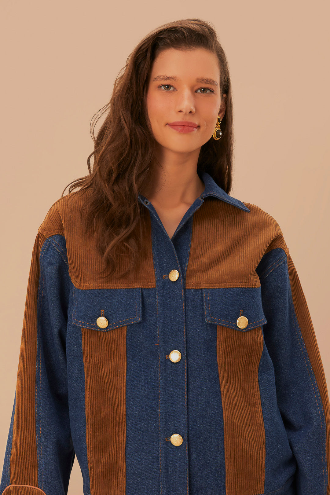 Veste en jean western