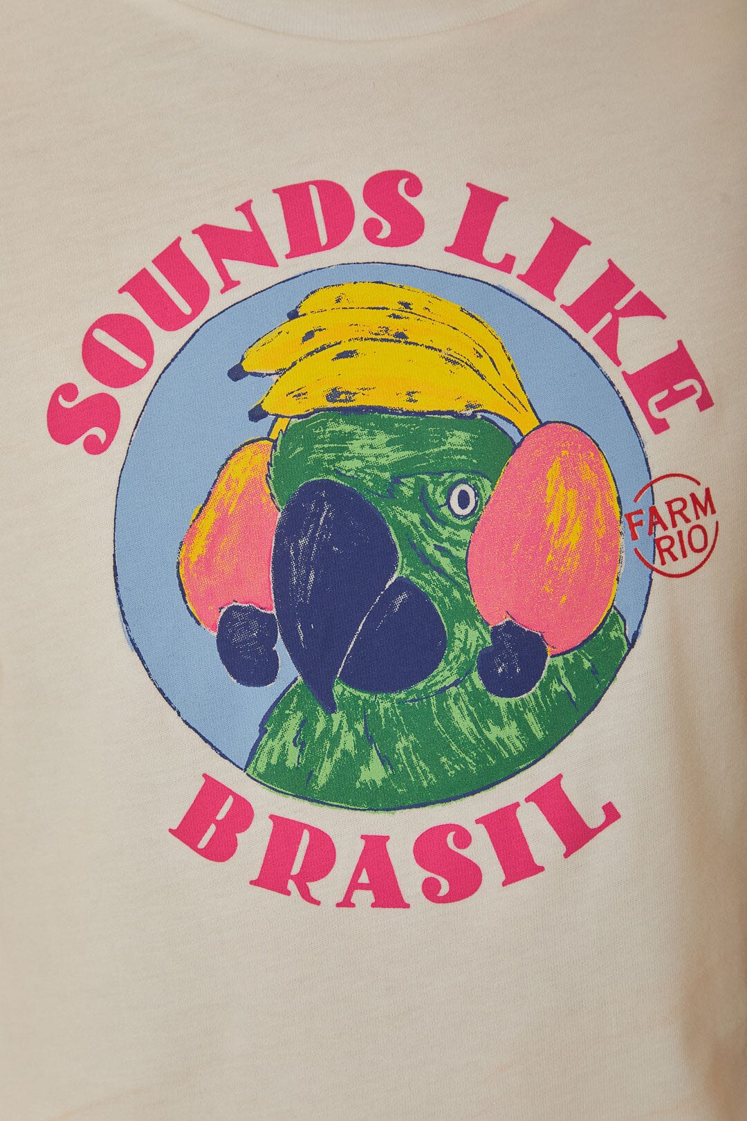 T-shirt pour bébé en coton biologique blanc, on dirait le Brésil