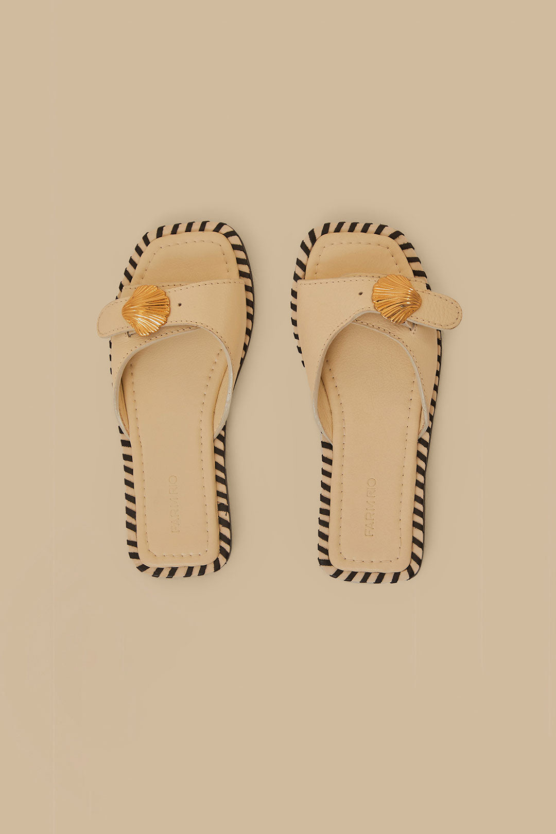 Off-White Slide Flat Sandal