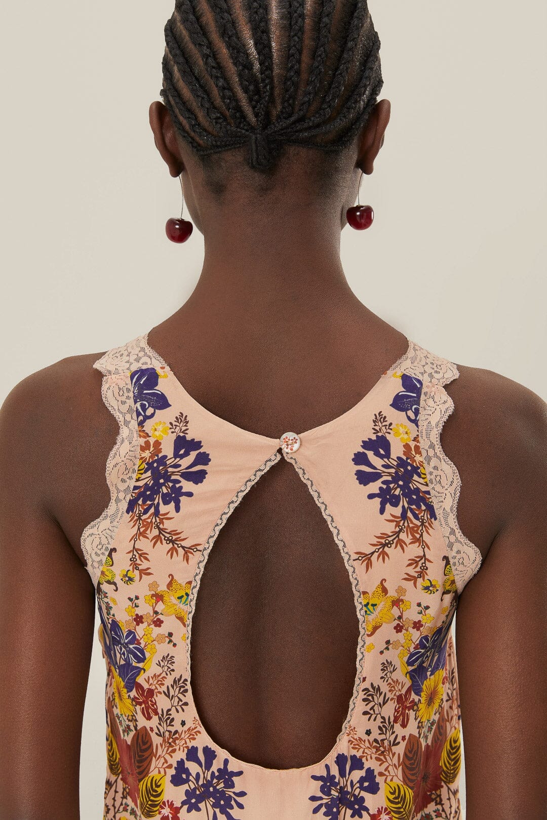 farm rio rose shaped bodice sleeveless maxi dress Farm Rio Rose-Shaped Bodice Sleeveless Maxi Dress