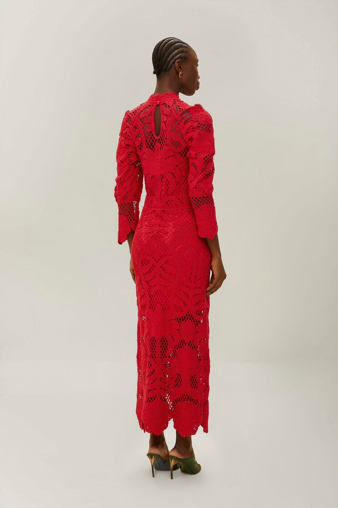 Red Lace Long Sleeve Knit Dress – FARM Rio Red Lace Long Sleeve Knit Dress – FARM Rio