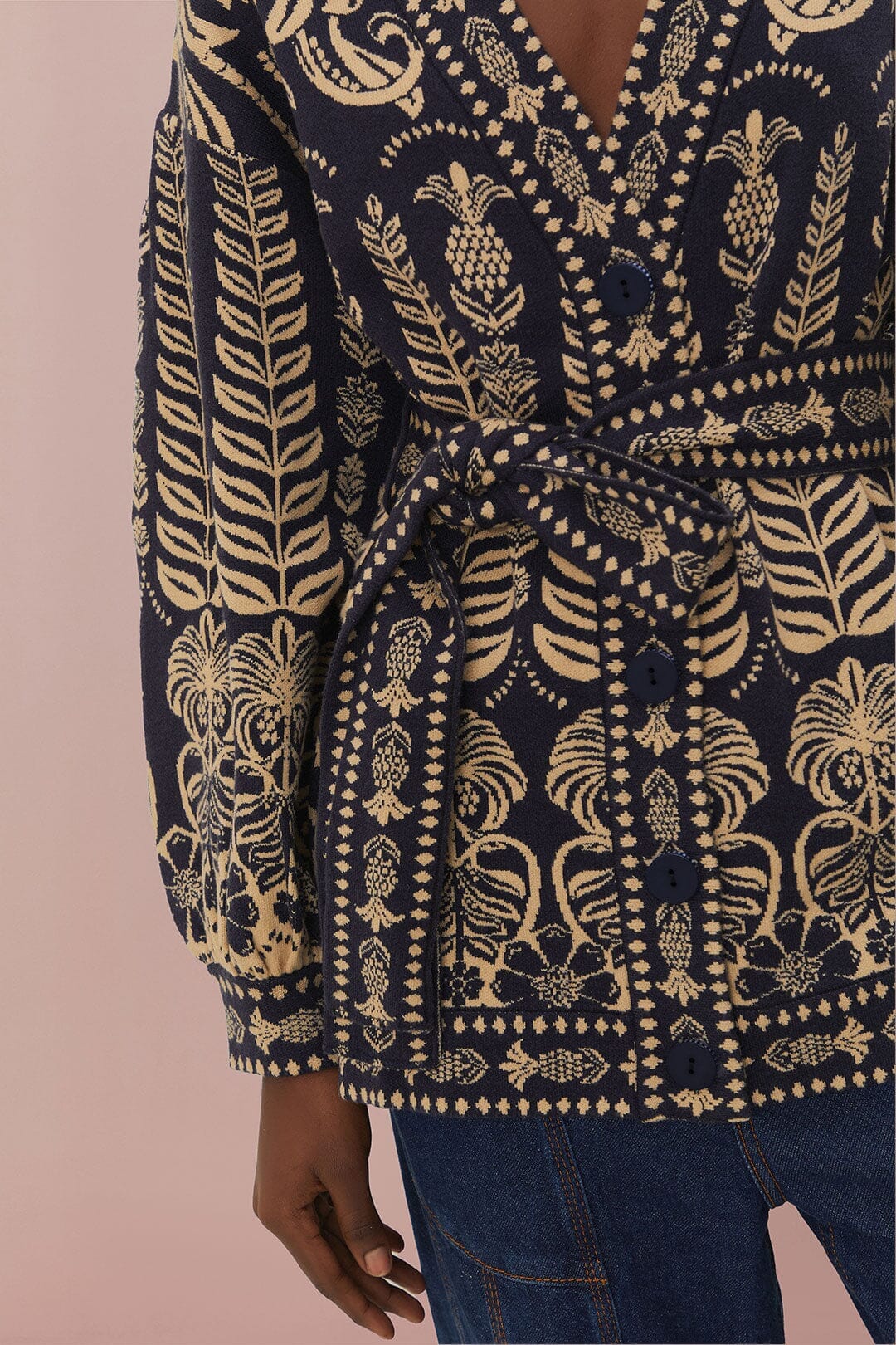 blue ainika tropical splendor mini dress Blue Ainika Tropical Splendor Mini Dress