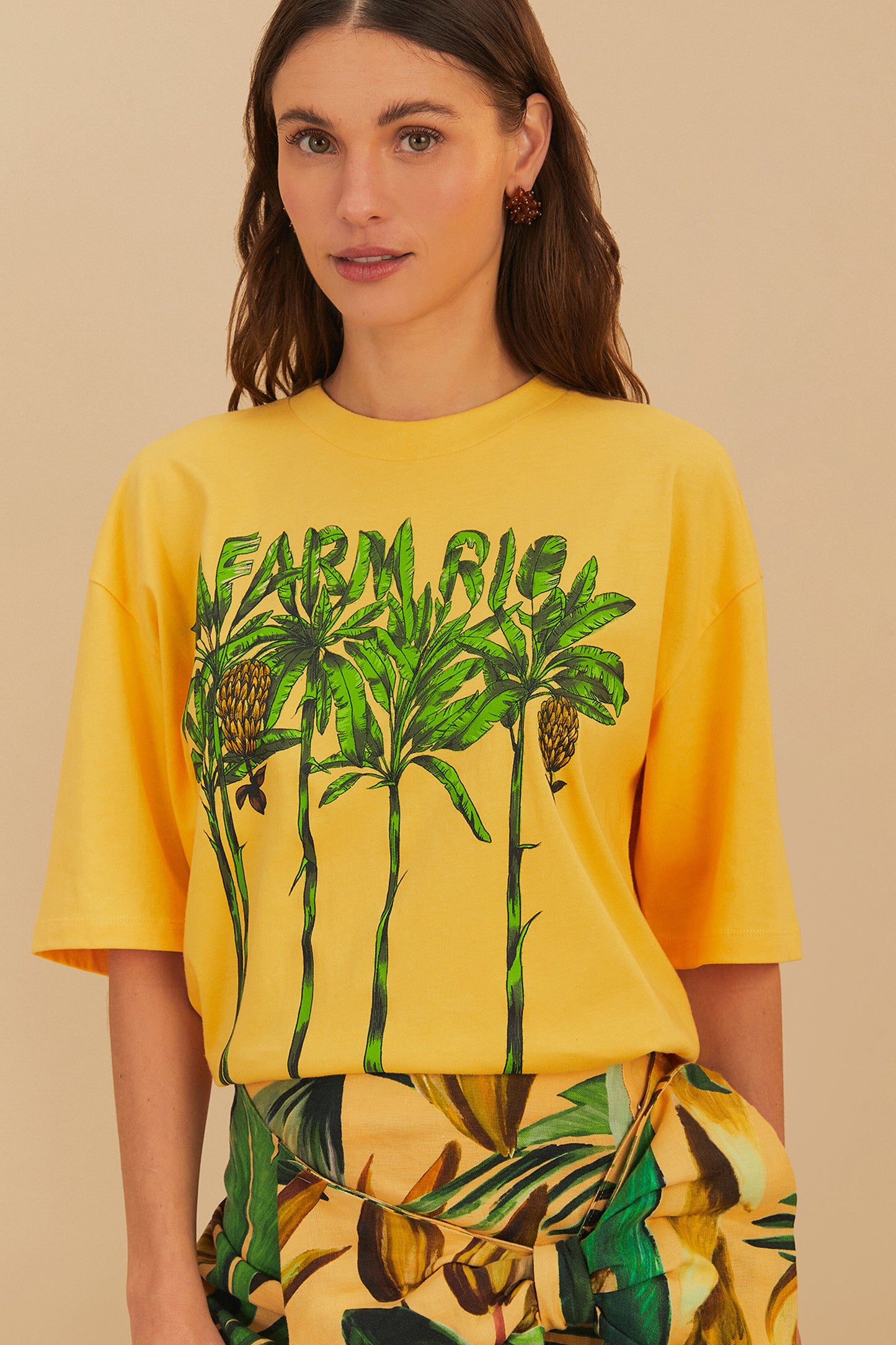 T-SHIRT PLISSÉ FARMRIO