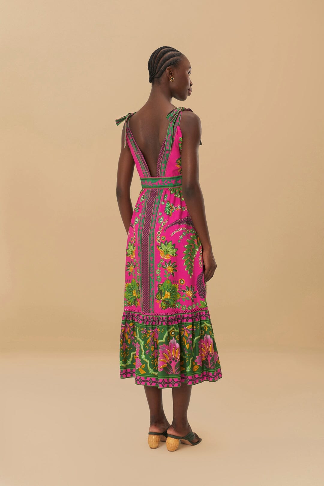 farm rio ocean tapestry midi dress Farm Rio