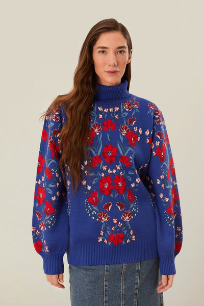 Butterflower Knit Sweater – FARM Rio