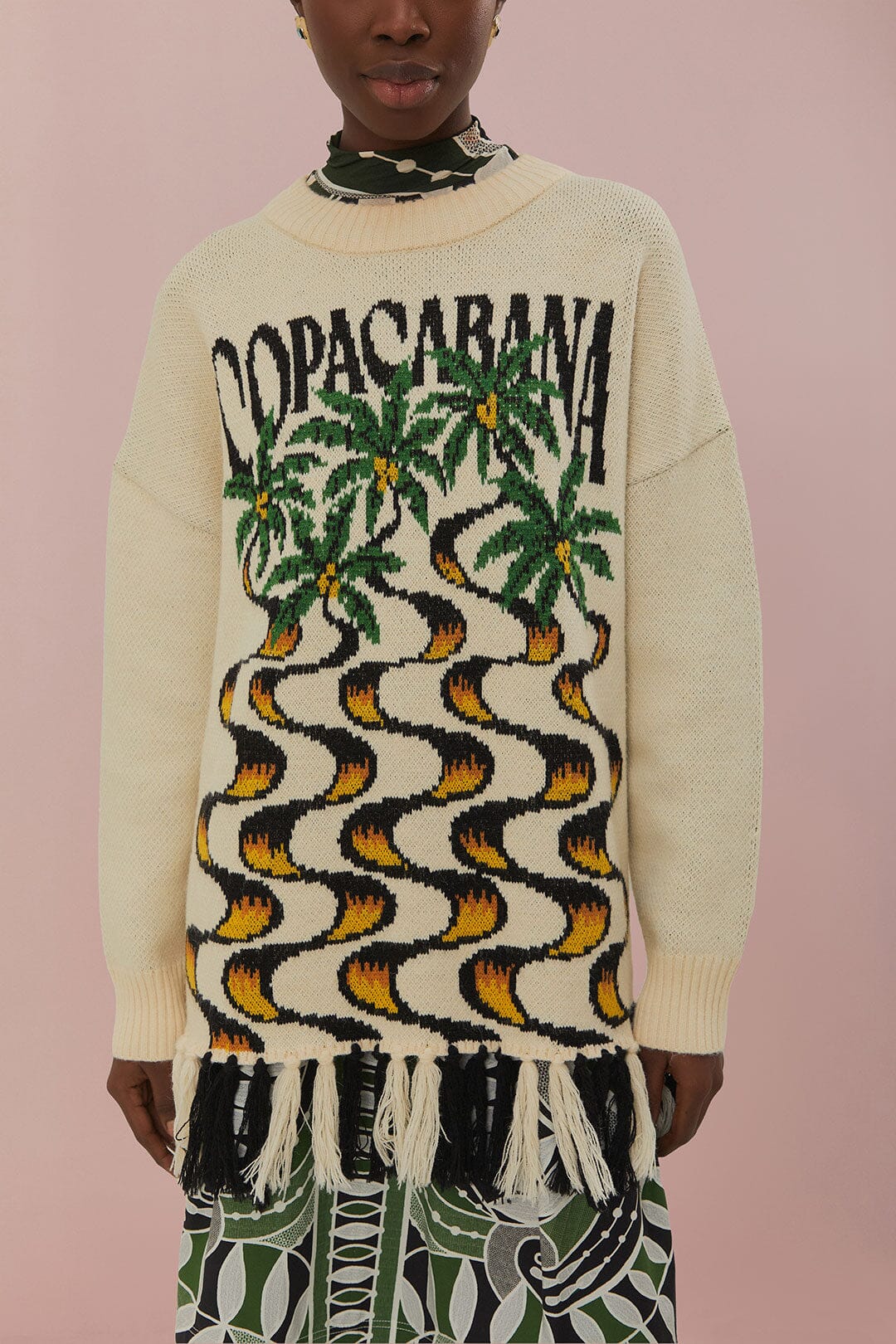 Off-White Copacabana Fringe Sweater