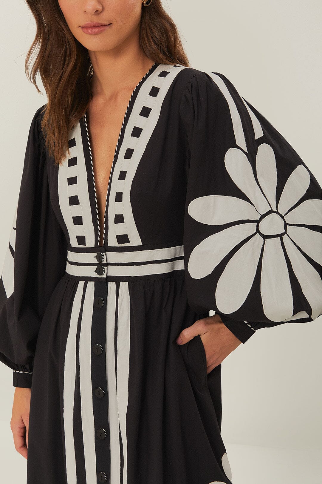 black nature buttoned maxi dress Black Chiffon Maxi Dress