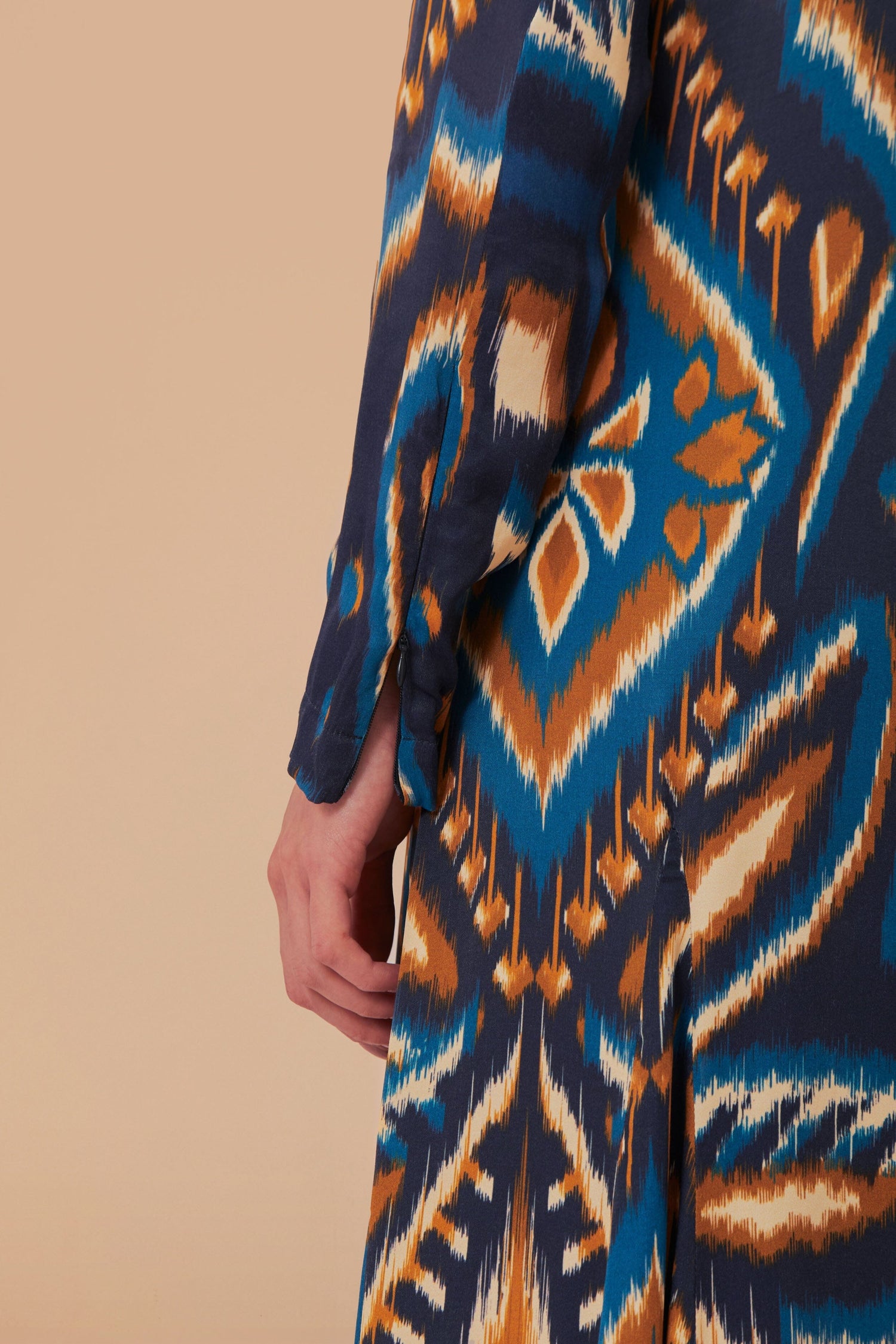 farm rio pineapple ikat blue maxi dress Pineaple Ikat Blue Maxi Dress FARM Rio