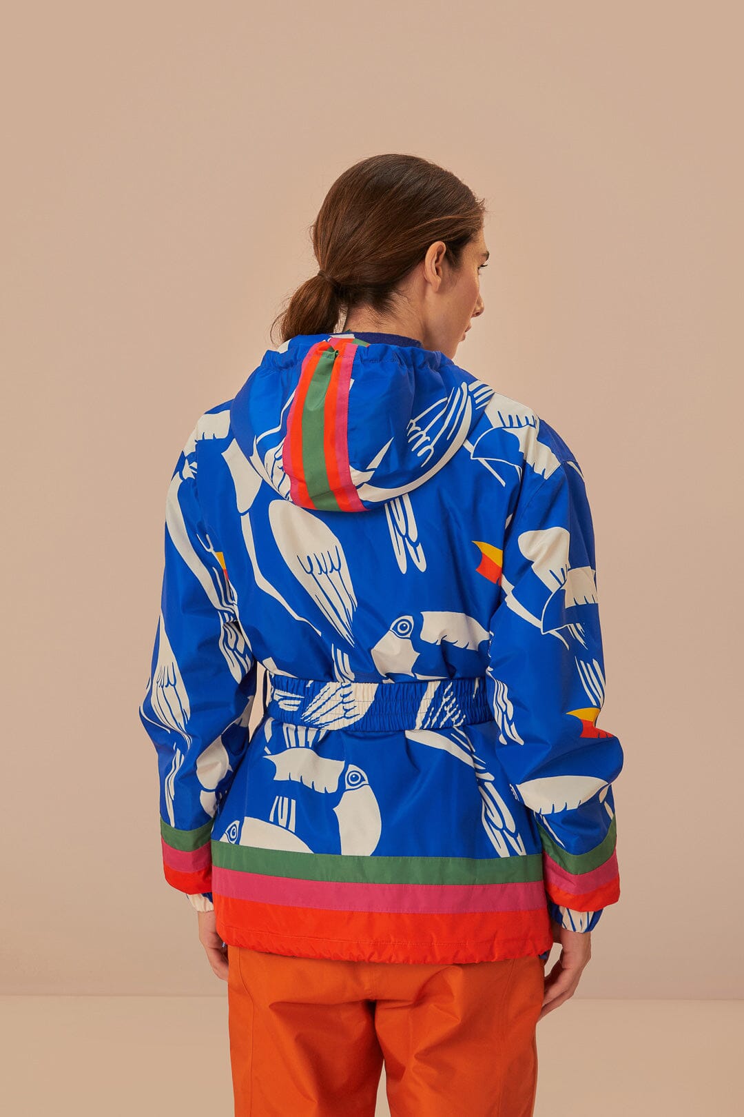 VESTE DE SKI À BLOCS DE COULEURS TOUCANS