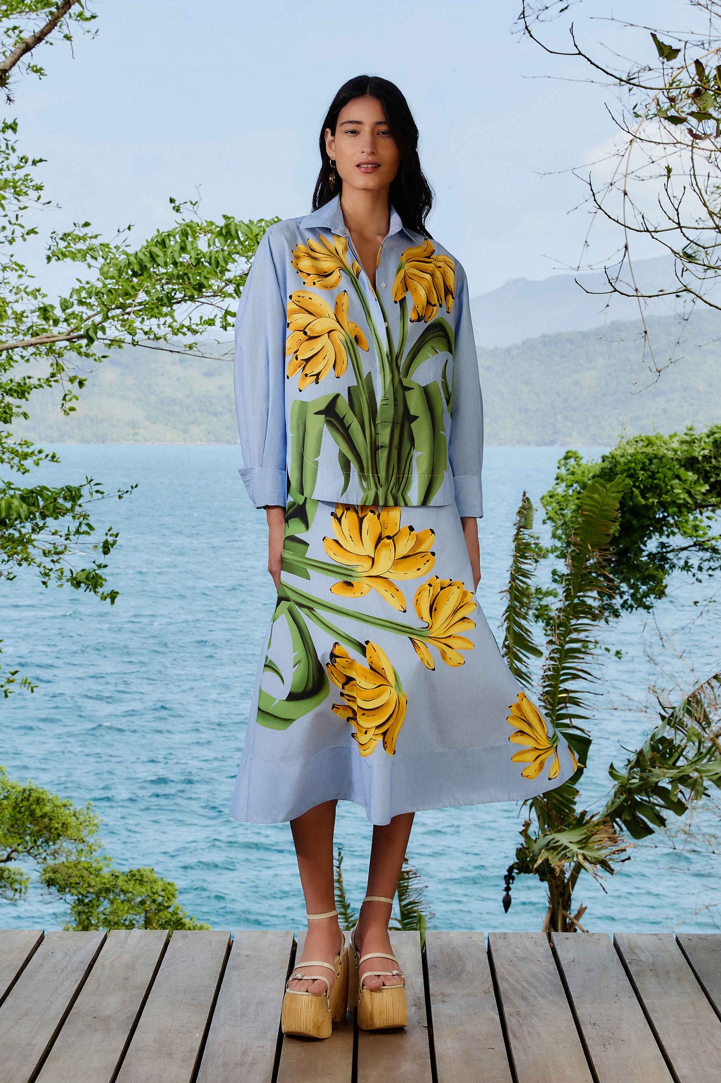 Blue Banana Cocina Striped Shirt