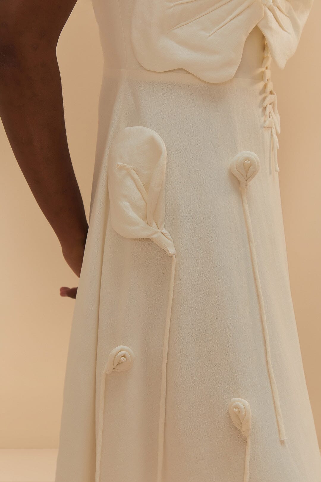 farm rio white summer garden midi dress White Summer Garden Maxi Dress FARM Rio