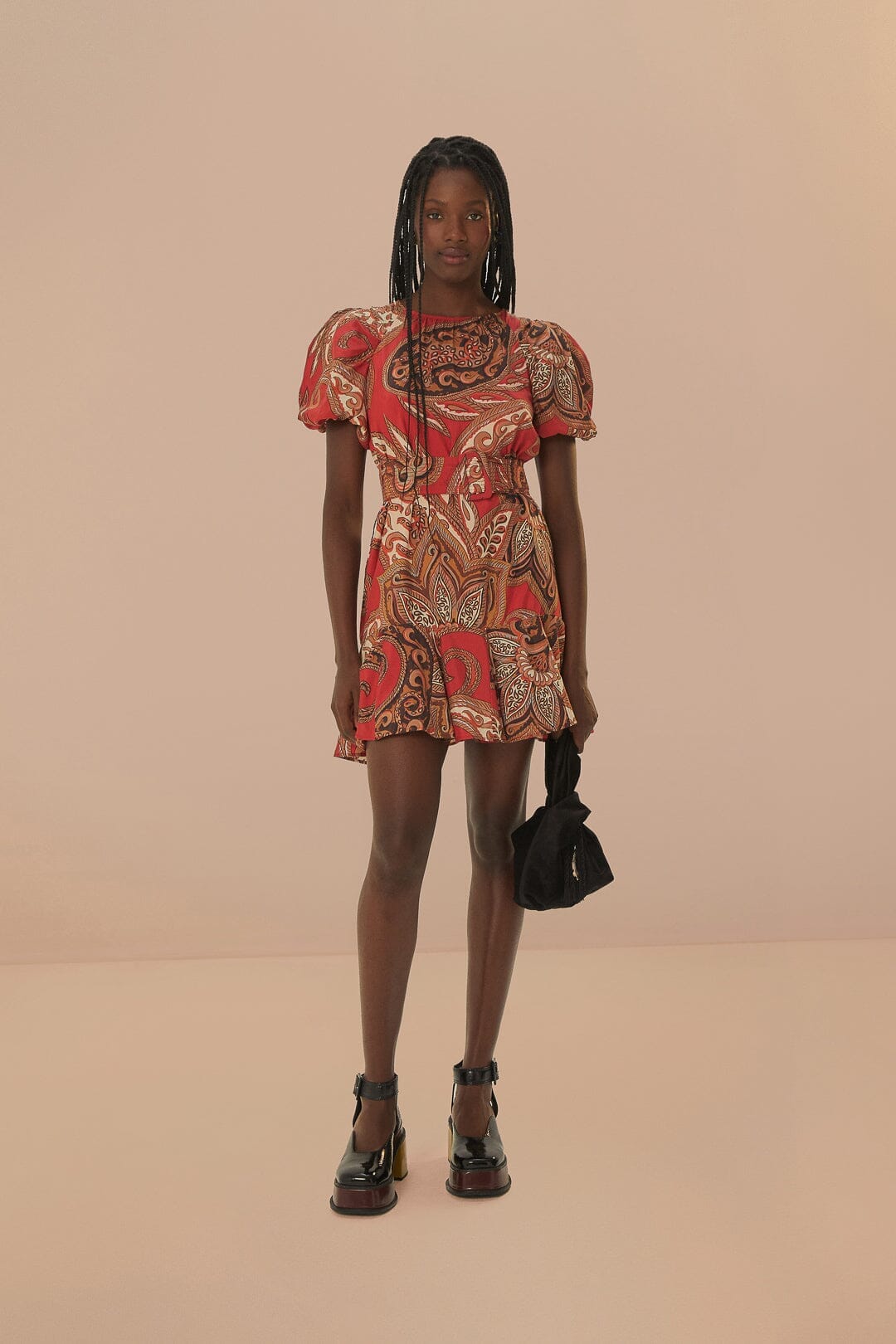 farm rio leopard mini dress Farm Rio Leopard V-Neck Midi-Dress