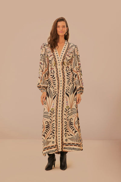 Sand Classic Nature Maxi Dress – FARM Rio