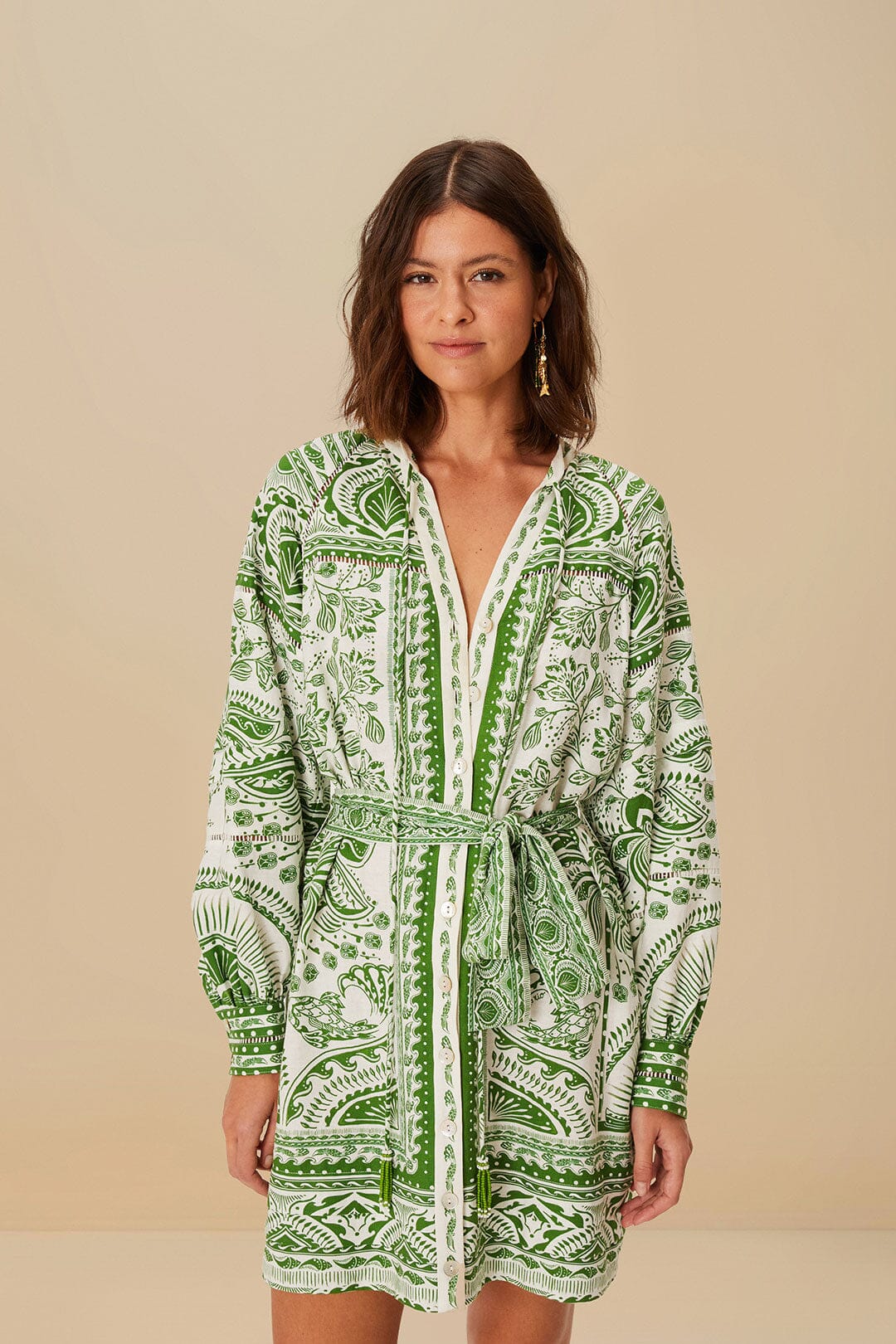 Green River Ride LENZING™ ECOVERO™ Euroflax™ Mini Dress