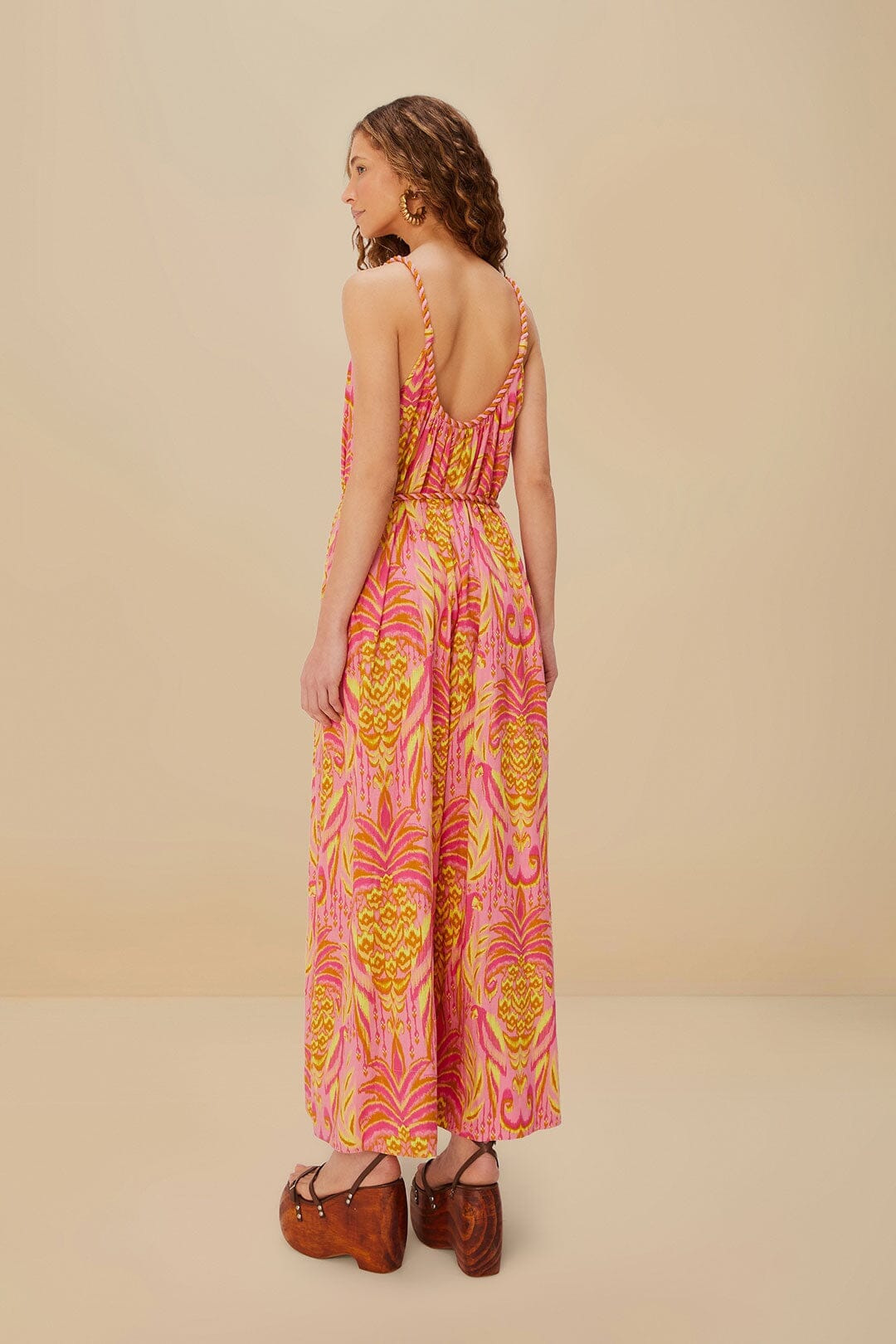 COMBINAISON ROSE À TAPISSERIE D'ANANAS