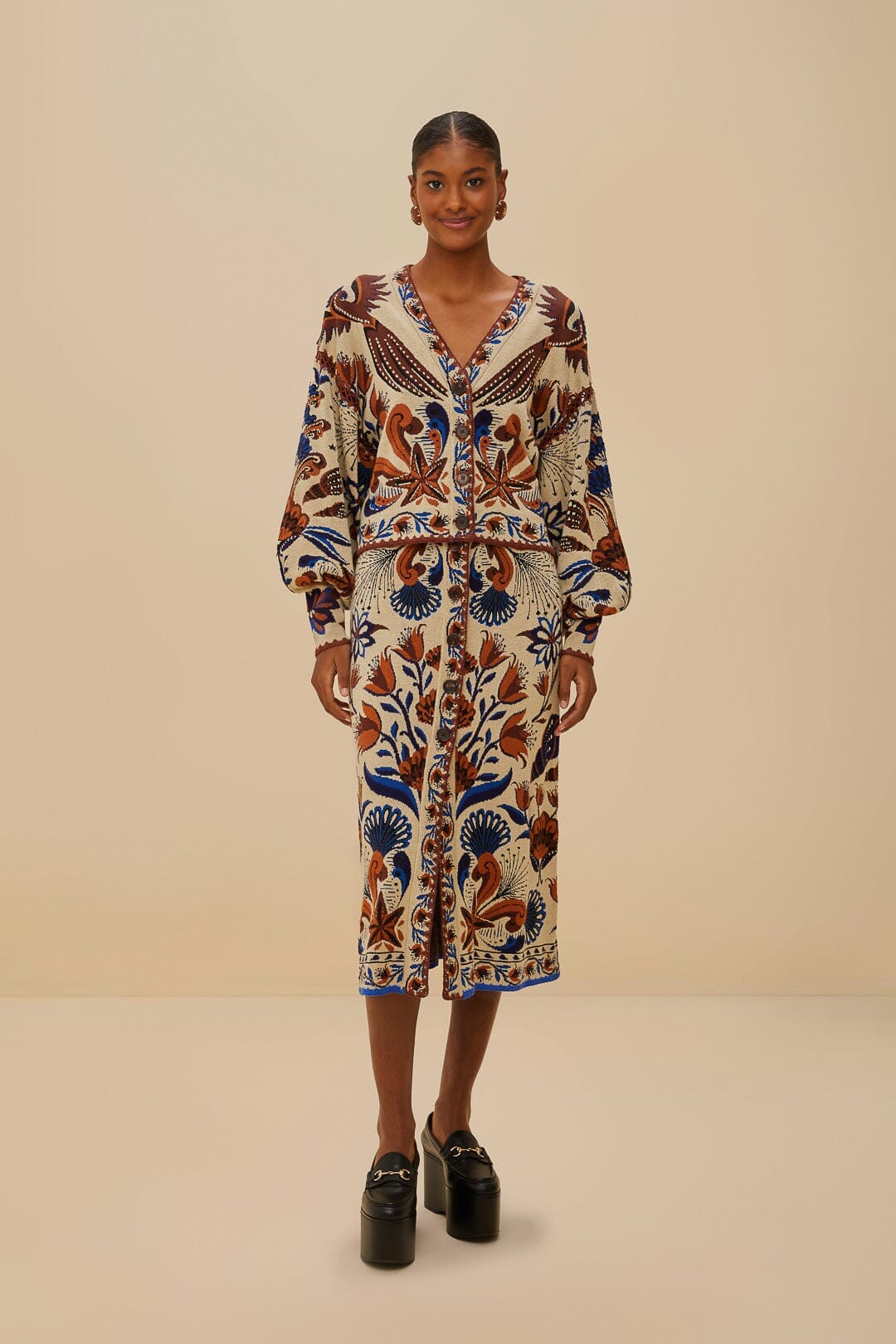 Sand Nature Land Knit Cardigan