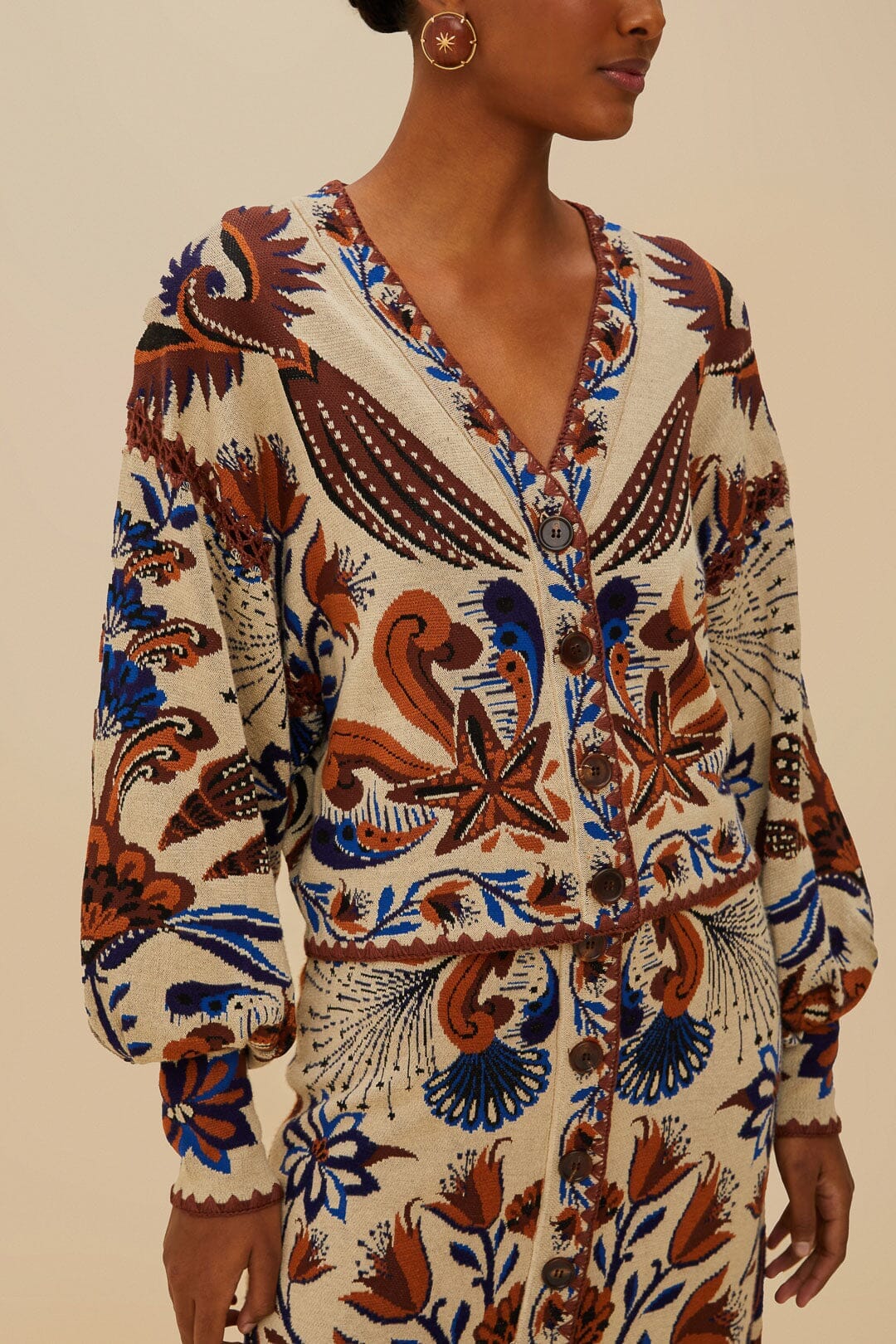 Sand Nature Land Knit Cardigan