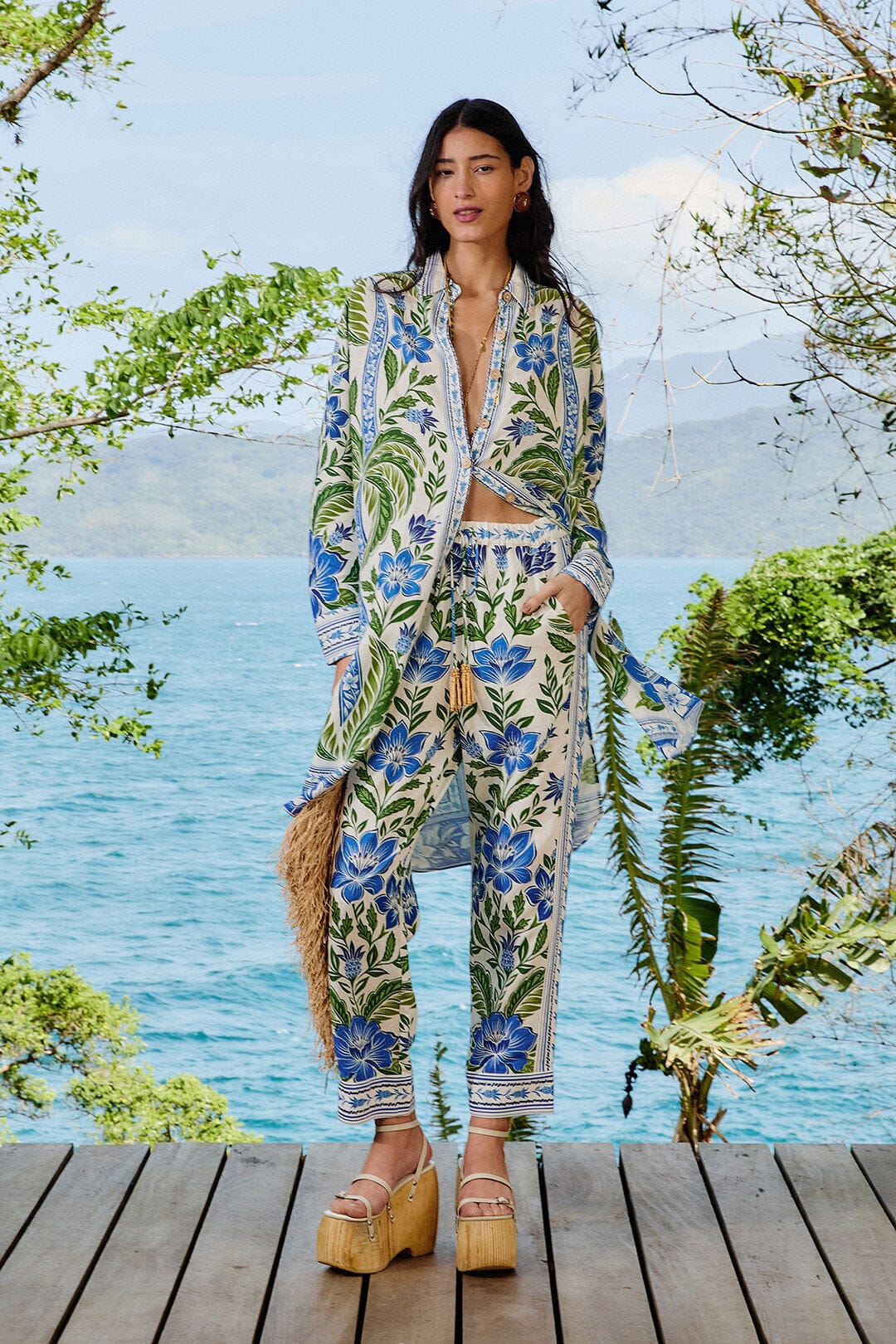 Off-White Tropicance LENZING™ ECOVERO™ Euroflax™ Pants