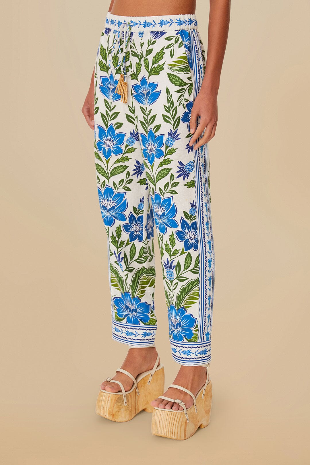 Off-White Tropicance LENZING™ ECOVERO™ Euroflax™ Pants