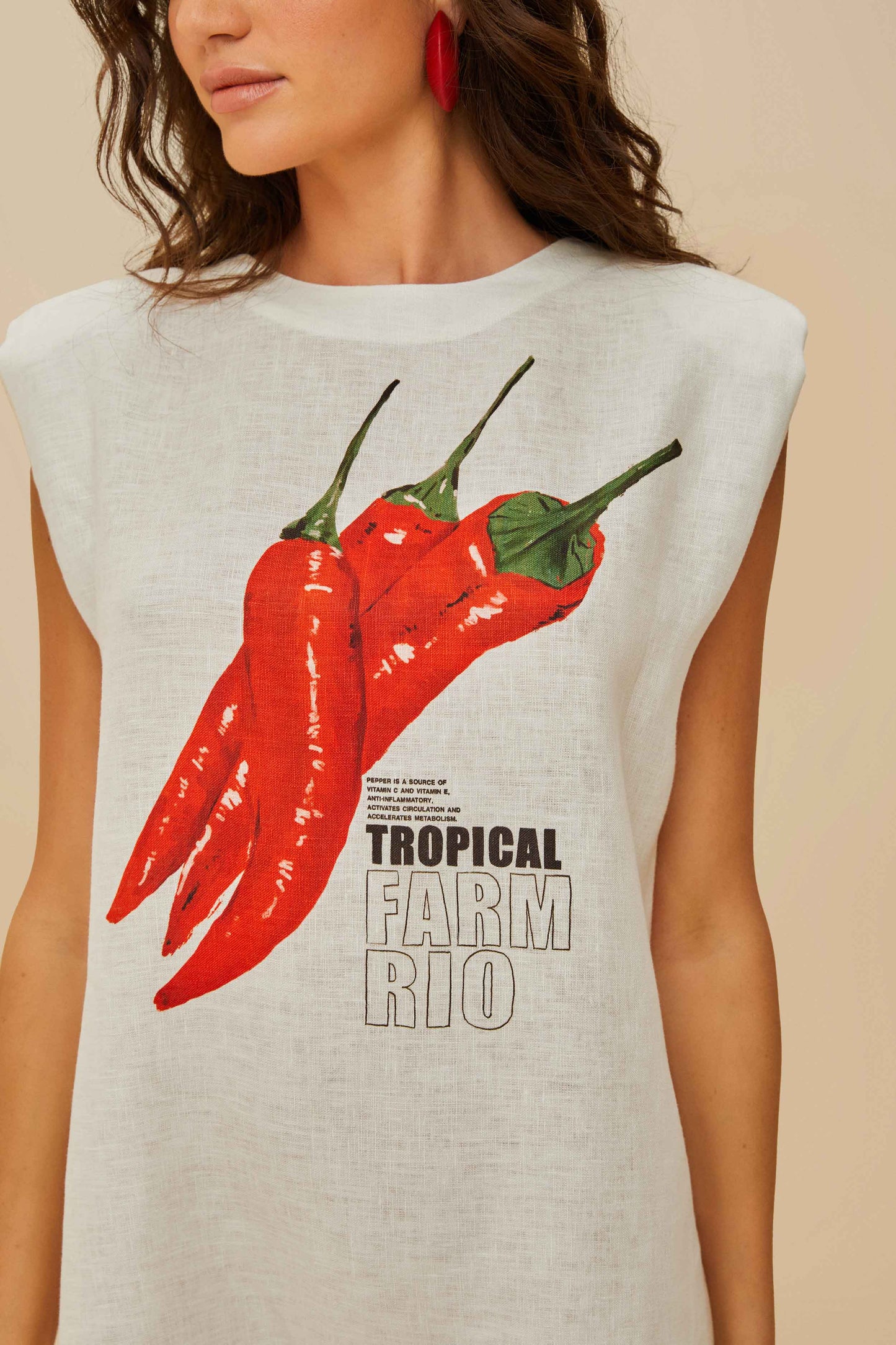 Off-White Farm Rio Pepper Euroflax™ Premium Linen Jumpsuit