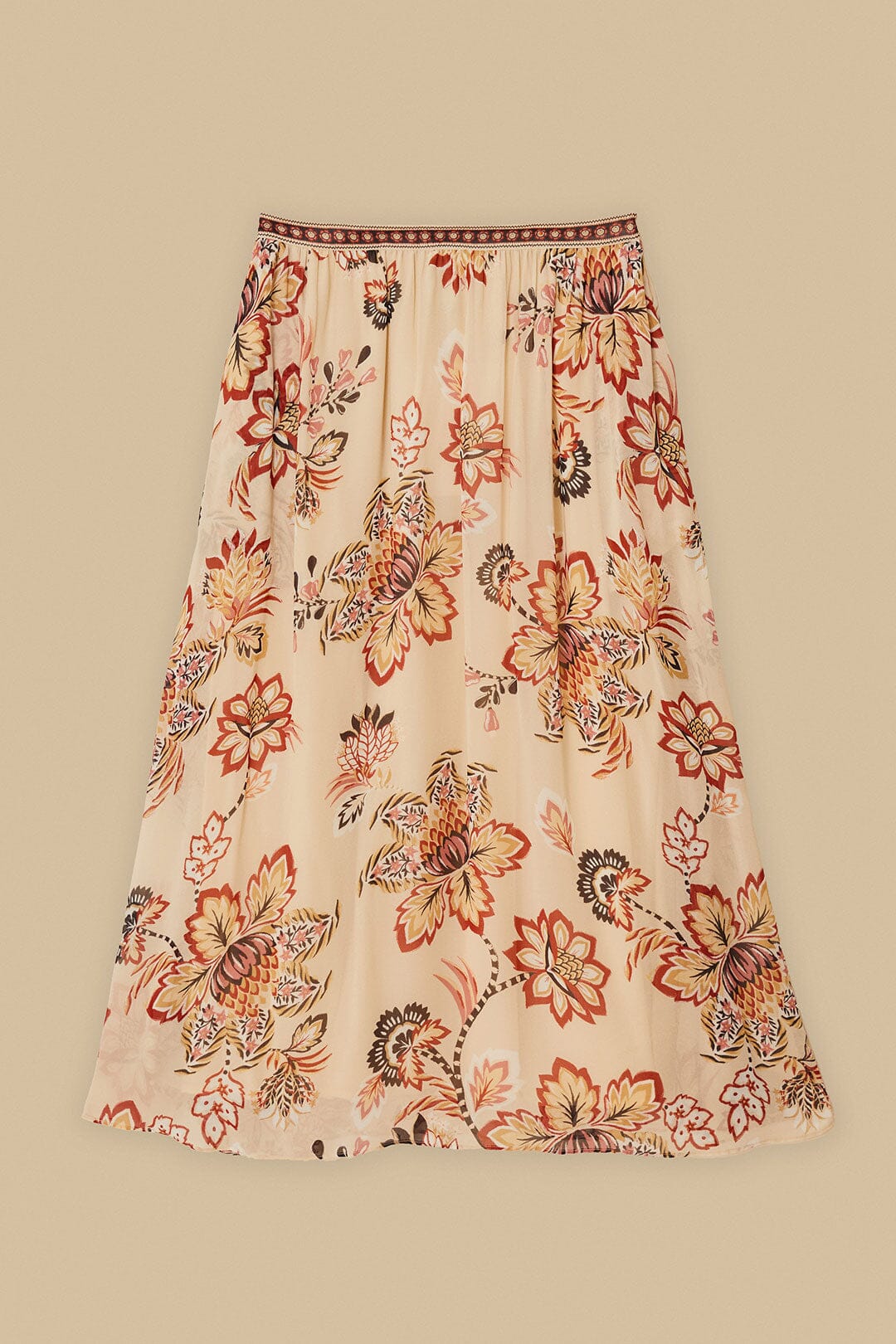 Sand Aura Floral Blouse