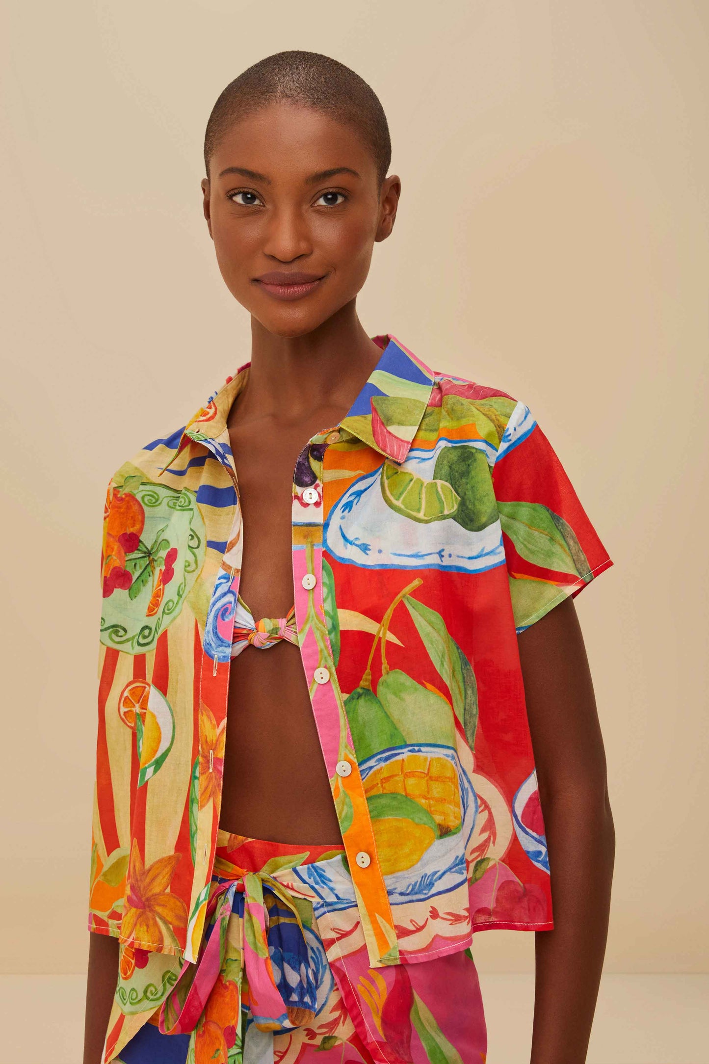 Multicolor Summer Picnic Shirt