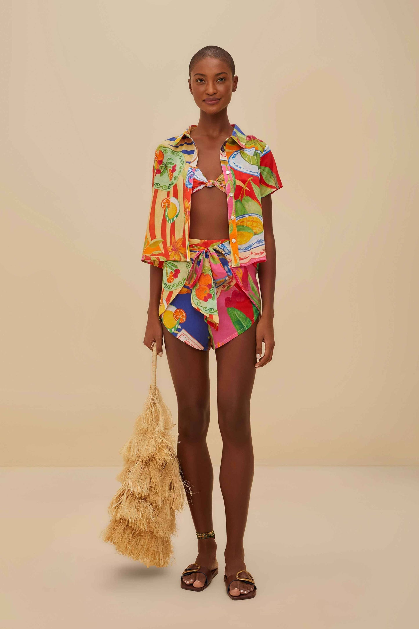 Multicolor Summer Picnic Shirt