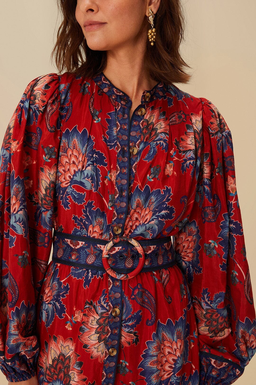 Red Luang Mini Dress