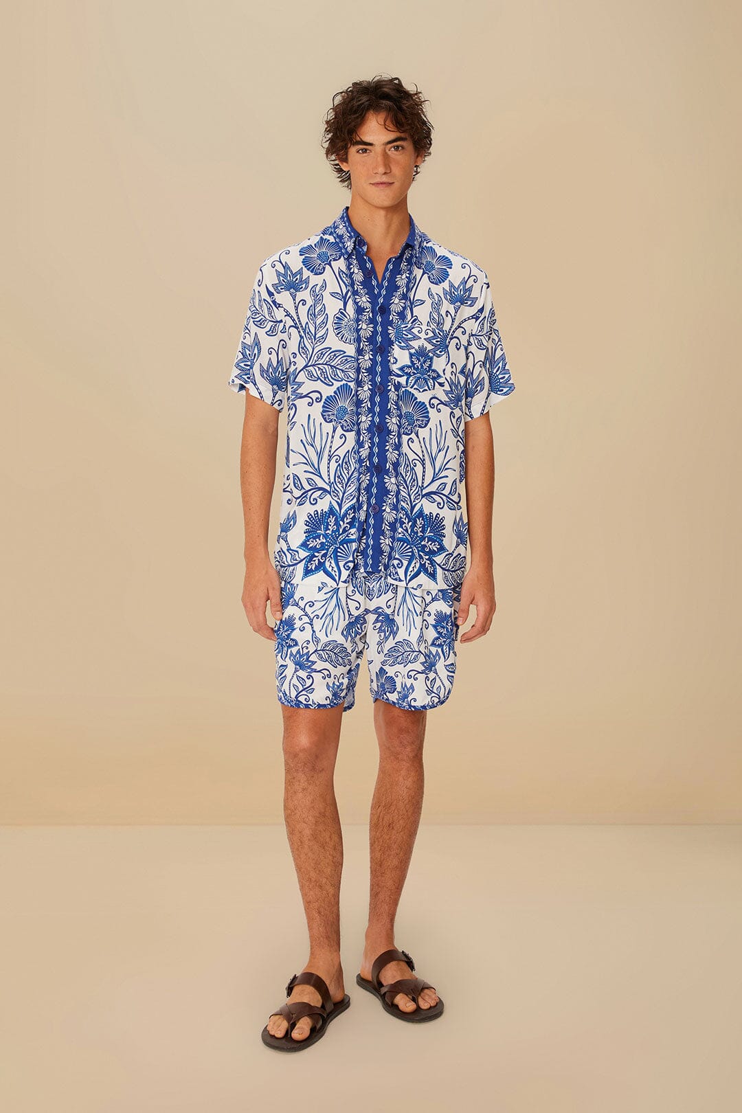 SHORT SHELL GARDEN BLANC CASSÉ