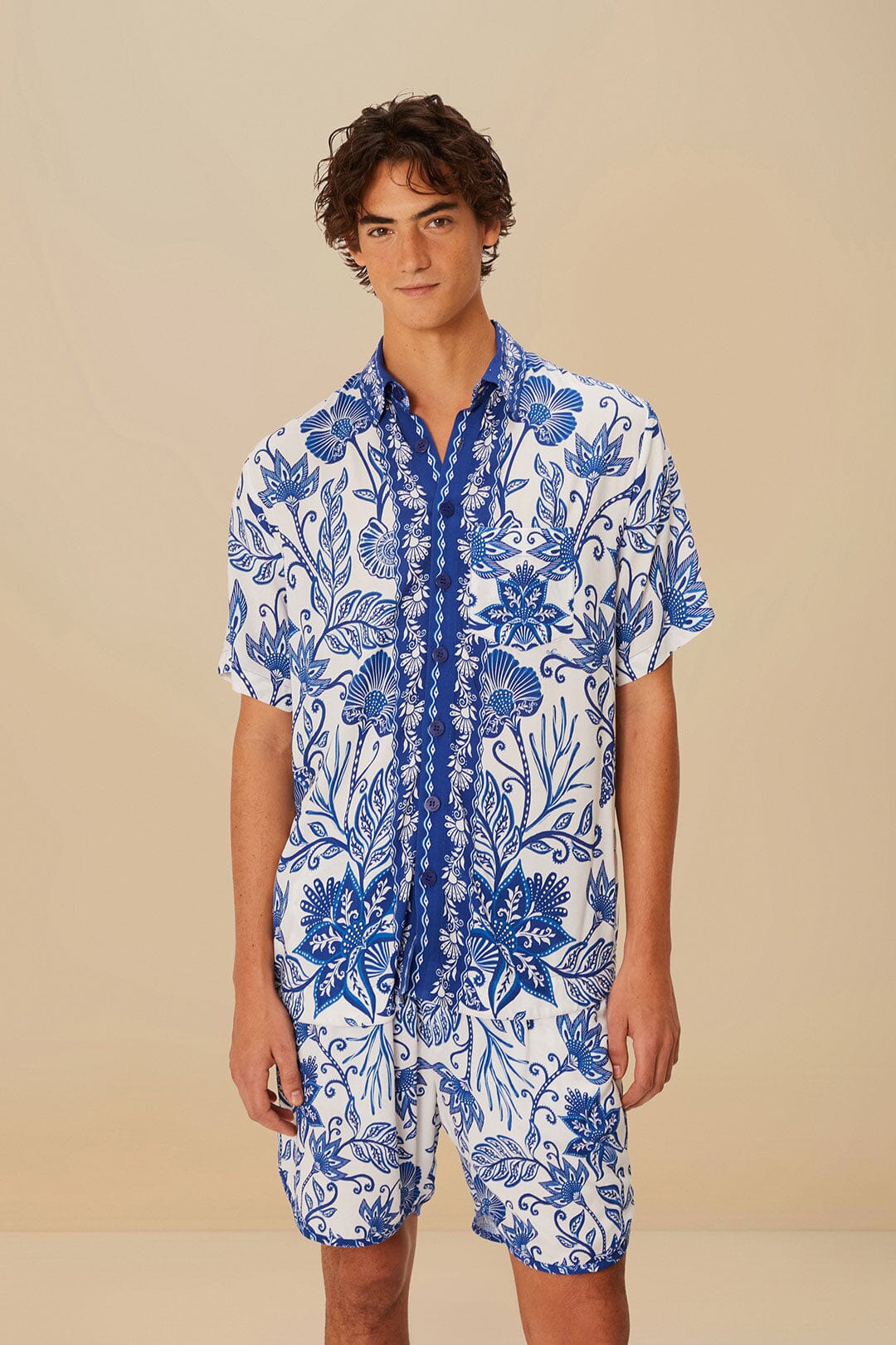 SHORT SHELL GARDEN BLANC CASSÉ